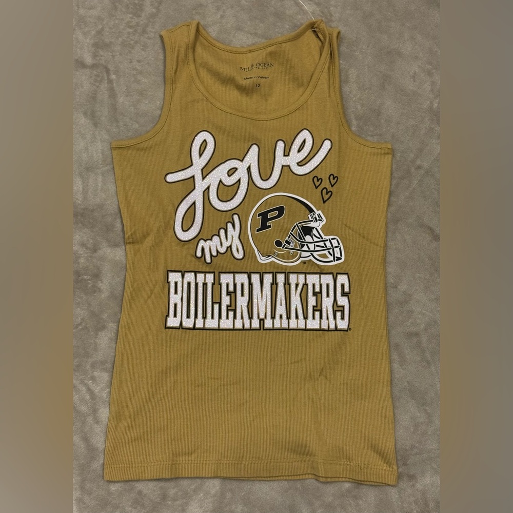 Gold Boilermakers Kids Tank Top
